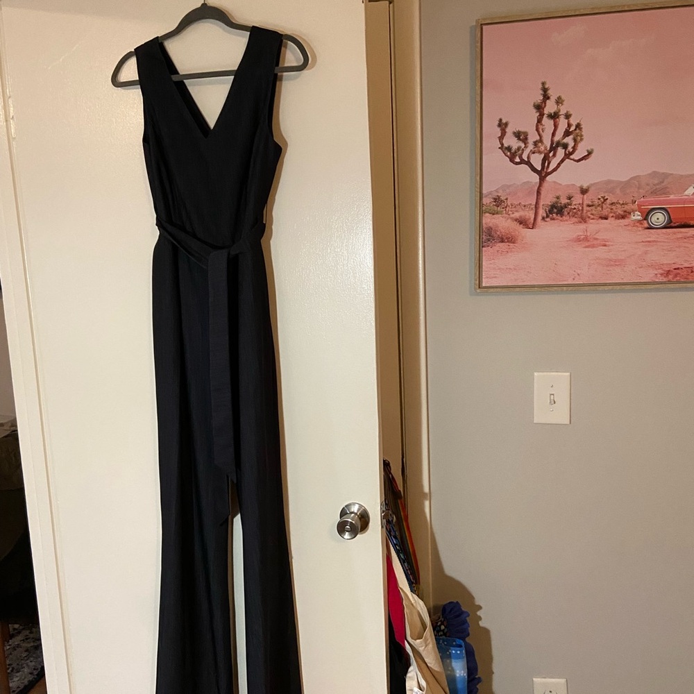 Elegant Deep Blue Jumpsuit